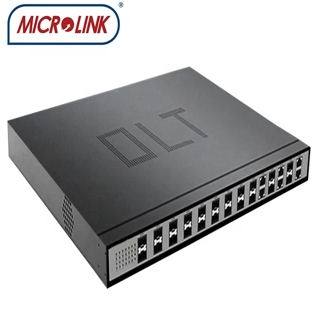 1U 19 inch 16 Pon Ports Gpon OLT 3 layers uplink 4* GE combo and 2*10GE SFP+ Ports Optical Line Terminal GPON OLT