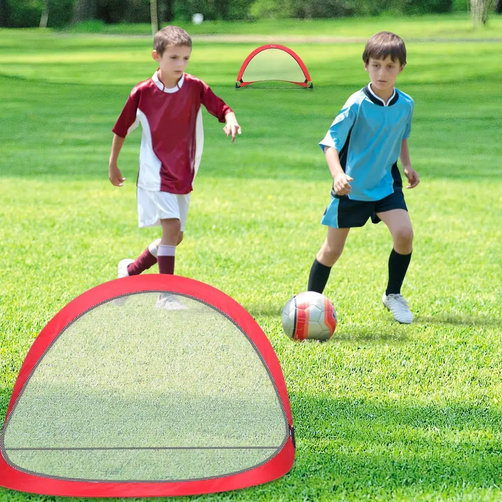 pop up Soccer Goal Set Soccer Goals for Backyard- Portable Soccer Nets with Carry Bag for Indoor & Outdoor Sports