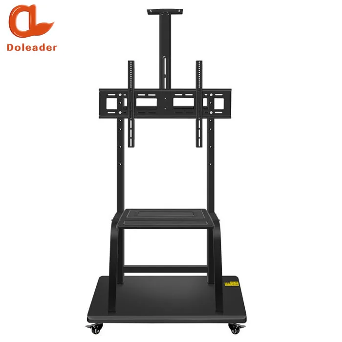 
Online Shop Hot Selling Mobile Rolling TV Trolley Carts And Stand With Wheels For 32 To 70 Inch 