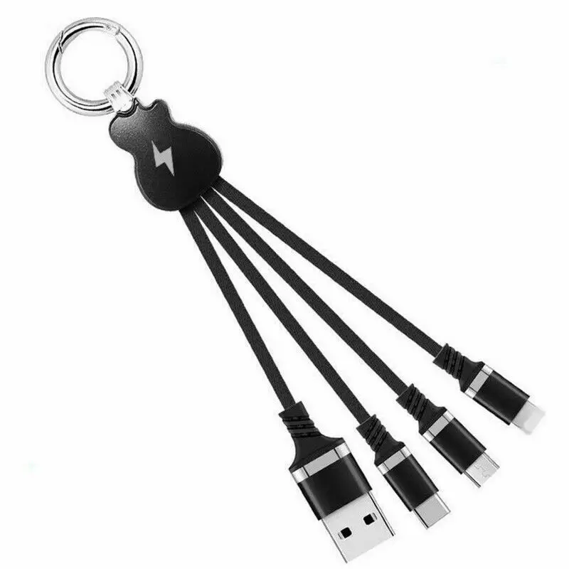  Micro USB Type C зарядный кабель для гитары дизайн брелок синхронизации данных линия iphone