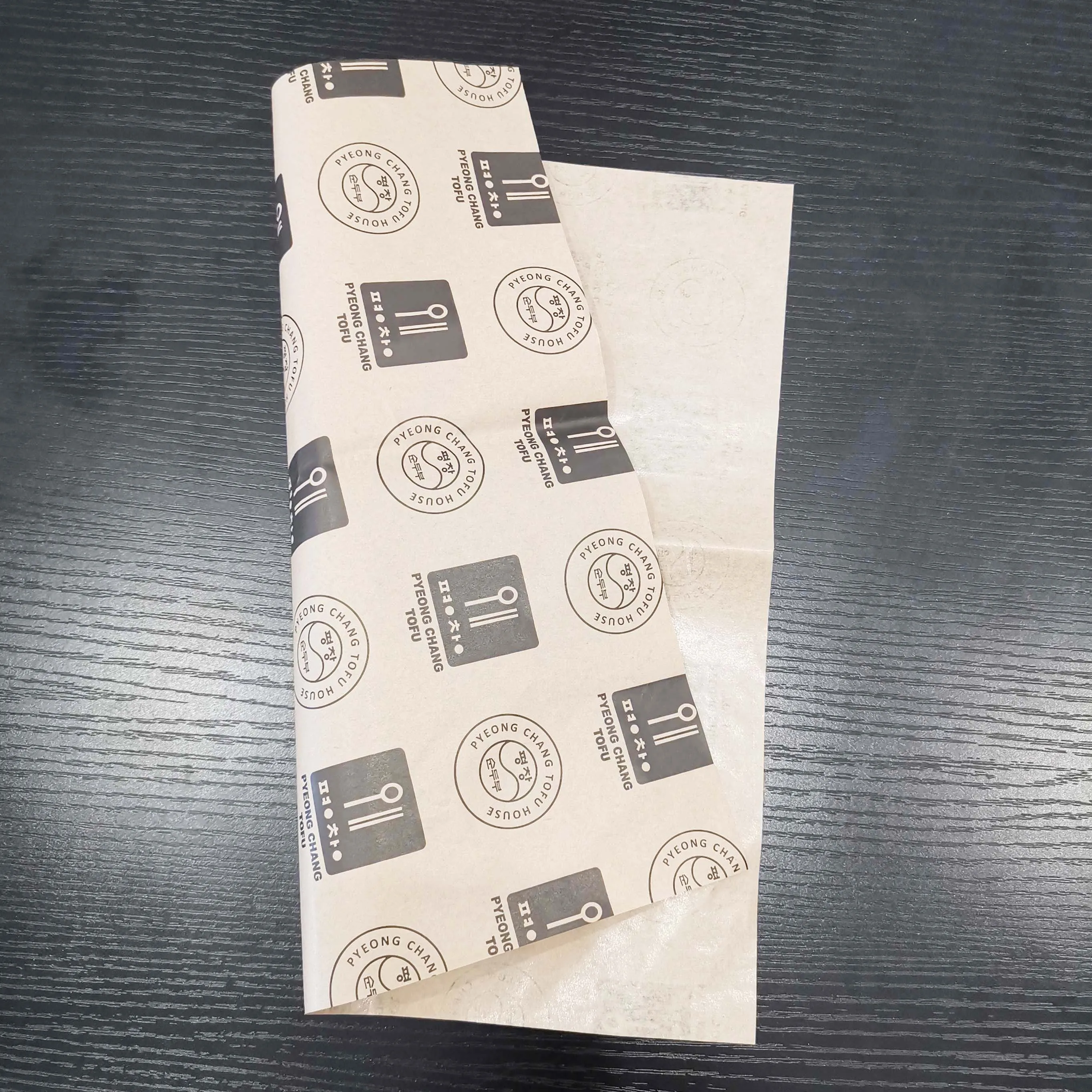 Disposable Custom Printed kraft bee wax packaging wrapping paper from China with small MOQ