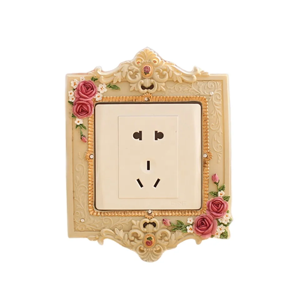 Vintage Resin Decorative Light Switch Cover Plates
