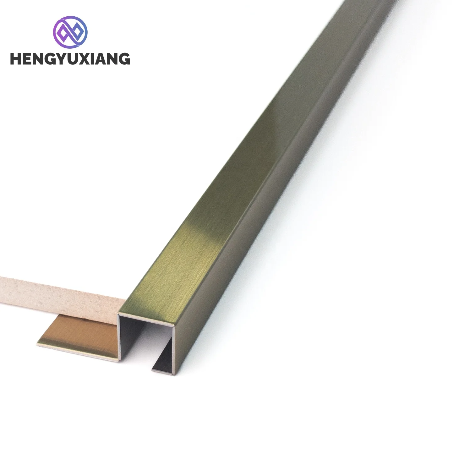 Hot Sale SS 304 L Shape Chrome Tile Trim For Stair Edge Protection