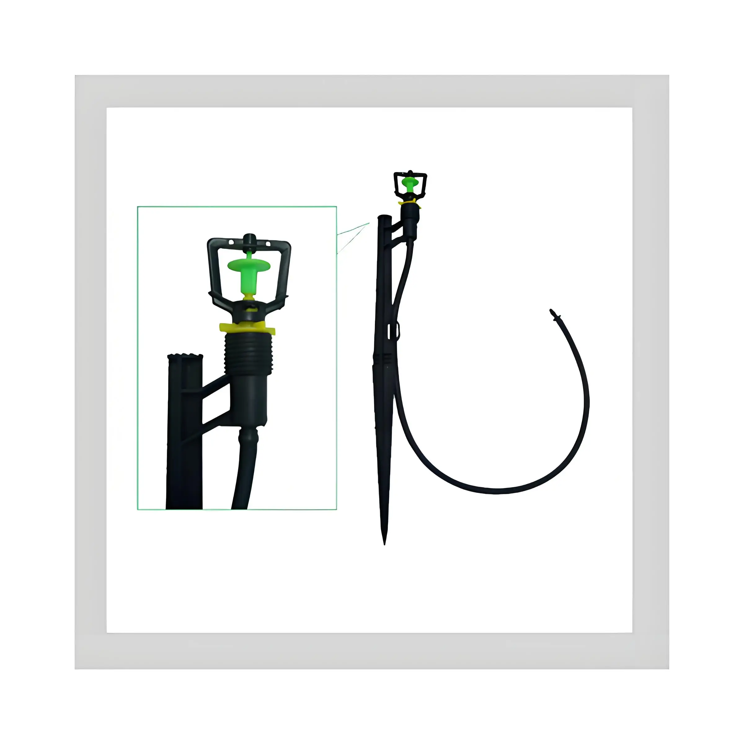 Garden Drip Irrigation Misting System Sprinkler 360 Rotating Sprinklers Refraction Micro Nozzle For Watering & Irrigation