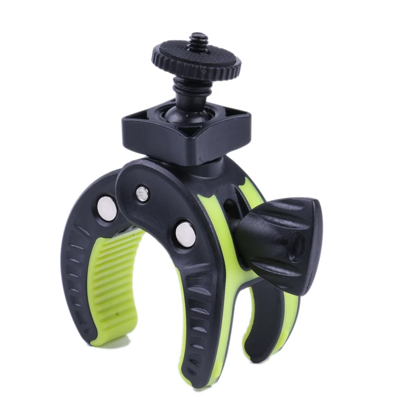 Outdoor bicycle phone holder claw REKsg cycling handlebar camera adapter Desk bed tablet