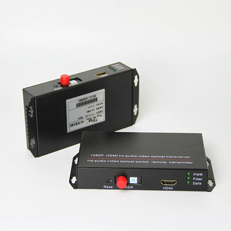 1 пара один режим 1080 P Mini HDMI аудио-видео волокно-оптический удлинитель HDMI аудио-видео конвертер