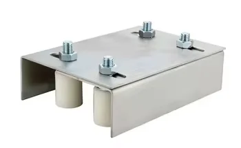 Gate hardware gate fitting sliding gate bolt upper nylon roller guide