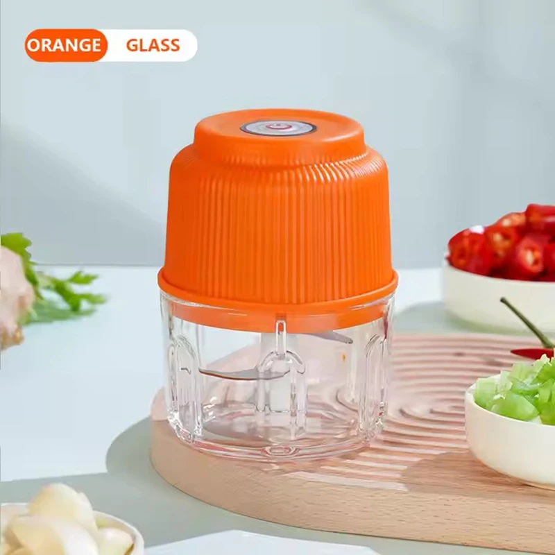 Mini Wireless Electric Garlic Pounder Garlic Press Machine Household Food Masher