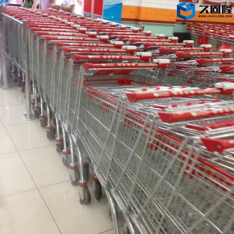 4 колеса тележки для покупок продуктового магазина