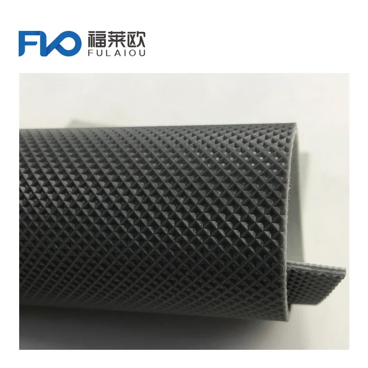 2.0 mm pvc Lattice conveyor belt for Airport,Logistic and Textile industry