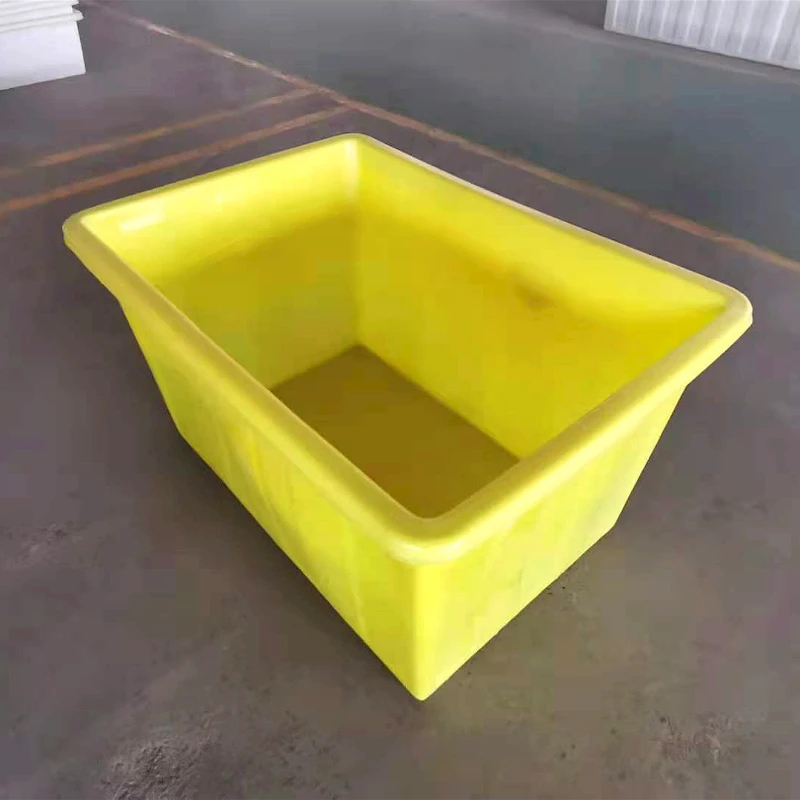 Industrial rectangular rotomolding PVC  plastic square  shape hydroponic water storage tank fish tank