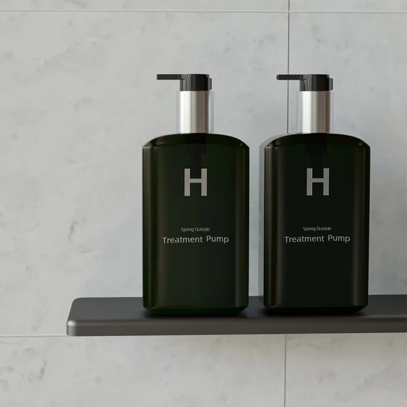 Matt silver gold  lotion bath Treatment Cream Pump