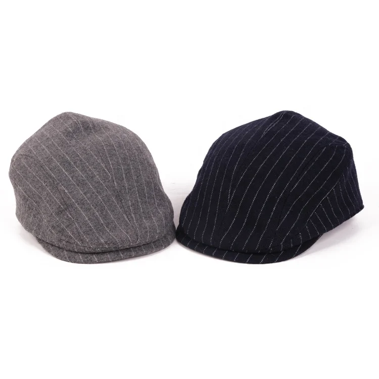 High Quality Vintage Unisex Linen Plaid Fashion Summer Newsboy British Flat Caps Ivy Hats