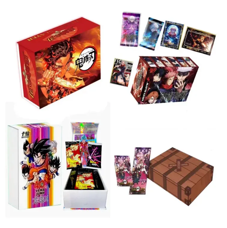 Demon Slayer Cards Infinite Train SSP Card Diamond Rare Tanjirou Kamado Nezuko Character Collection Card Kids Toy Xmas Gift