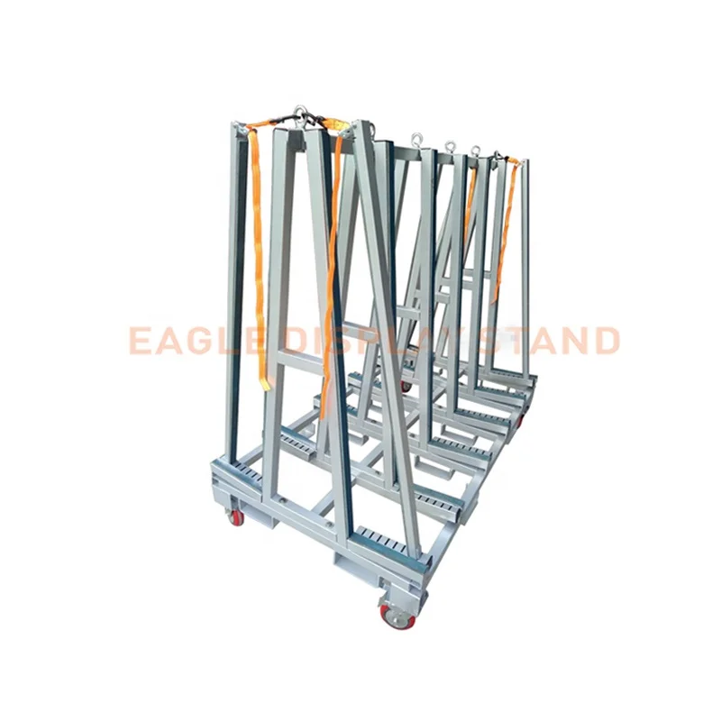 Transport a frame storage display rack for granite marble quartz slab stone