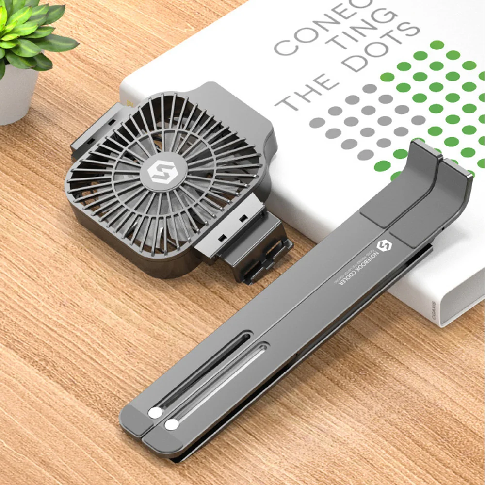 
2020 Laptop Stand With Fan Notebook Holder Foldable Laptop Stand 
