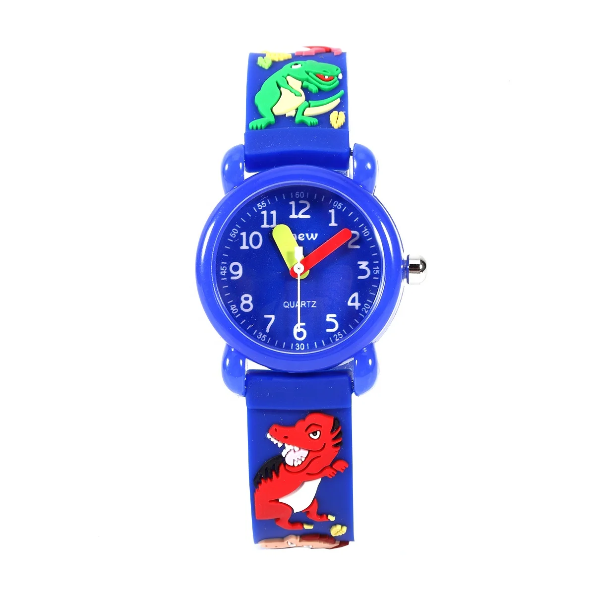 High quality stainless steel case back blue watch water resistant watch boys watches kids