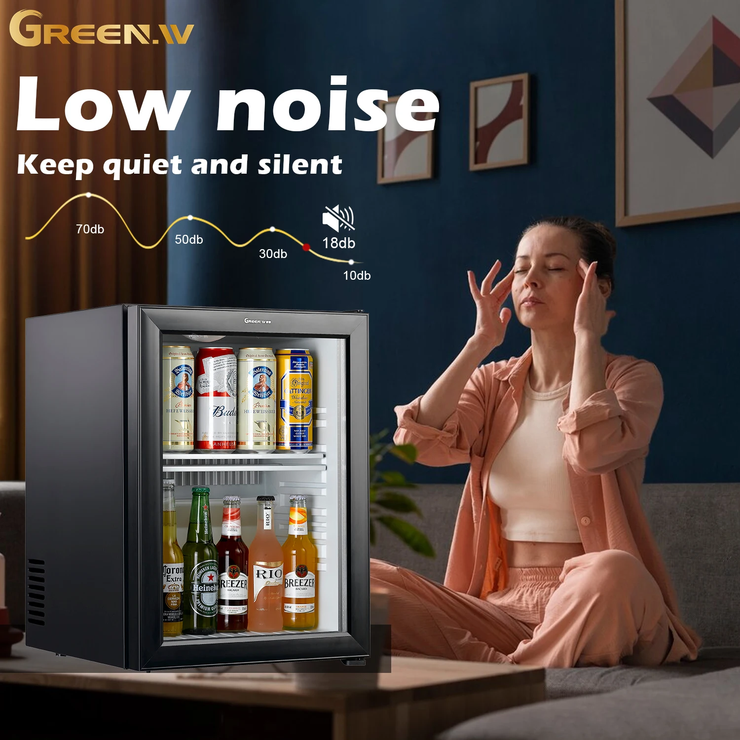 XC-40BB Factory Wholesale Cheap Black Mini Bar Fridge For Hotel