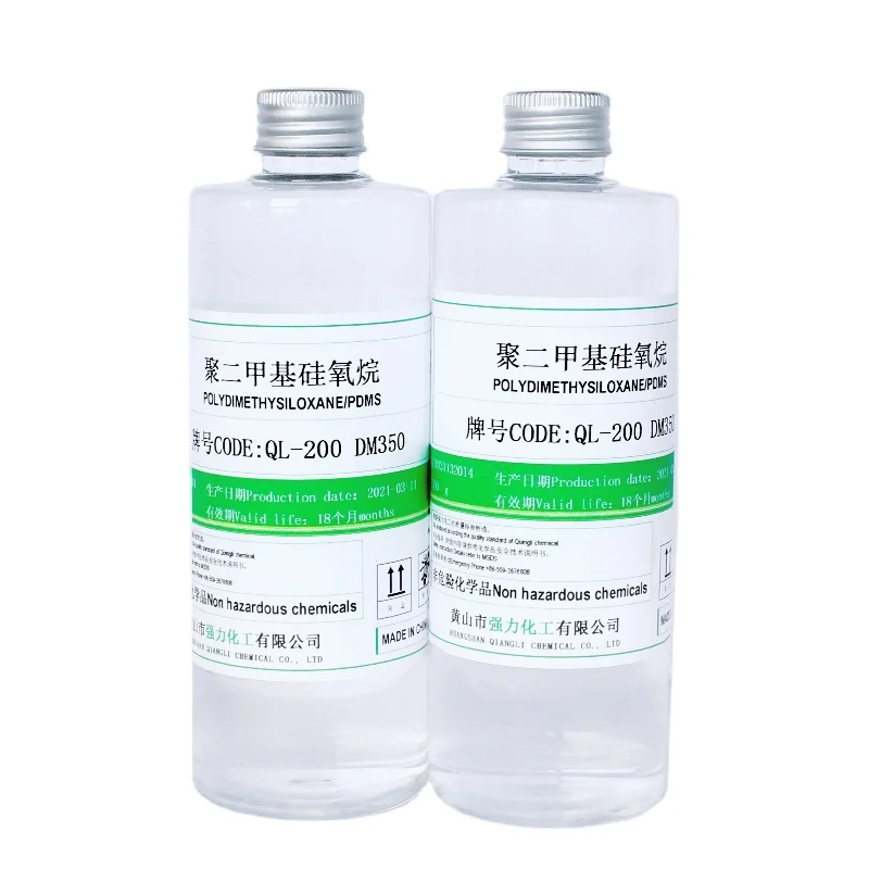 Chemical factory produces colorless and odorless polydimethylsiloxane as chemical additives coating auxiliary agent