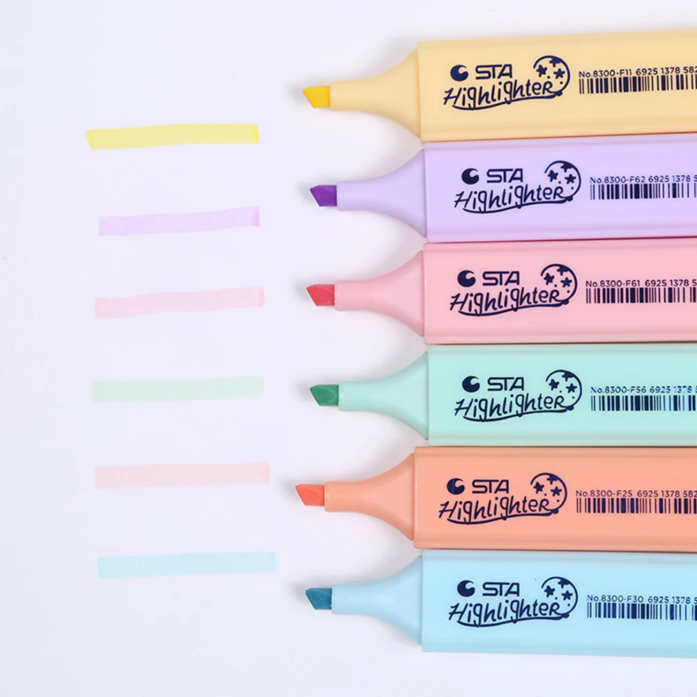  Хайлайтер STA NO.8300 серии Pastel для