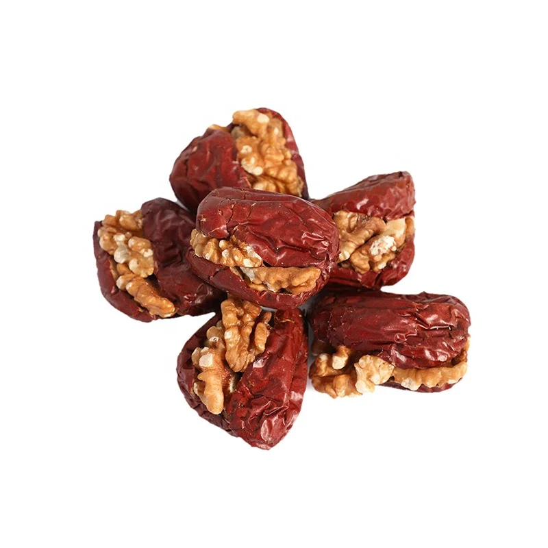 Wholesale Cheap And OEM Professional Nut & Kernel Snacks Baked & Vacuum Packed Jujube Walnut As Nuts And Dried Fruits