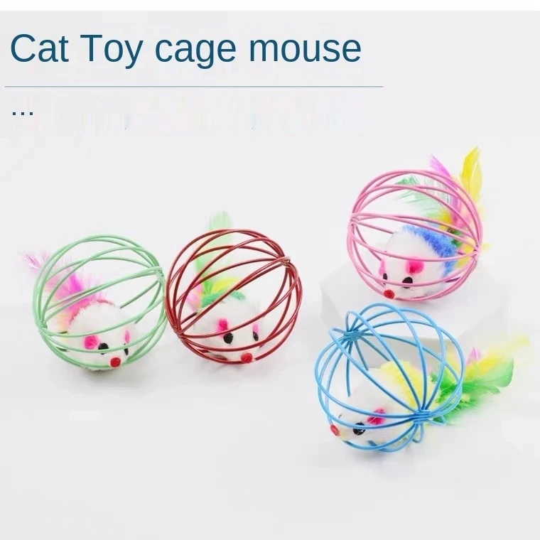 Wholesale Price Pet Supplies Mouse Cage Cat Teaser Toys