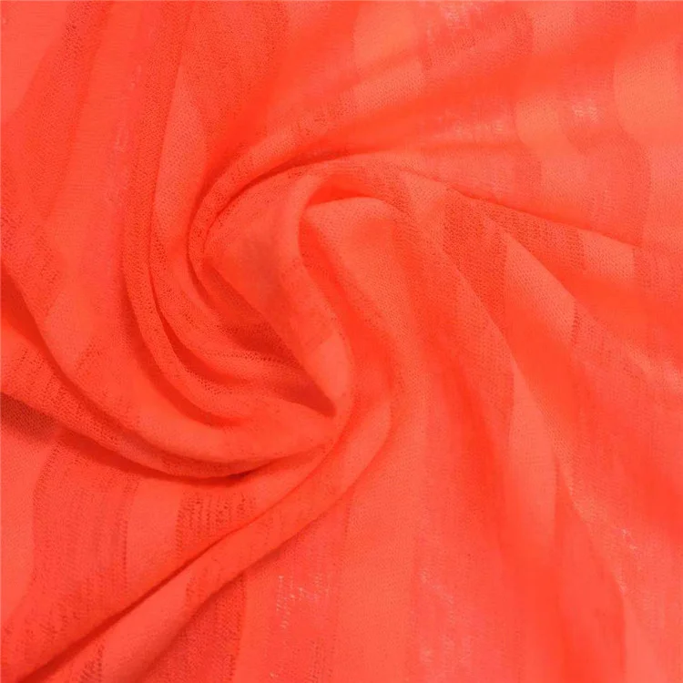 Wholesale 80% polyester 20% elastane stripe jersey fabric for sportswear