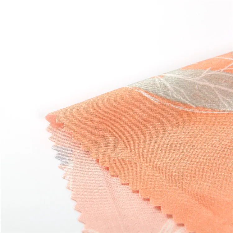 
soft breathable home textile flory printed heavy crepe viscose fabric 