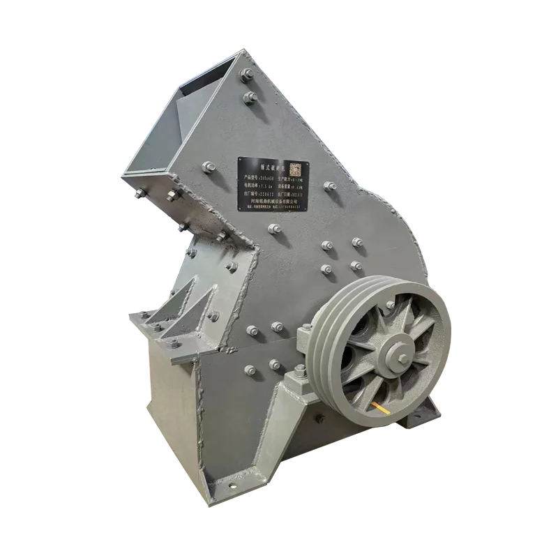 HuanSheng 2024 Diesel Hammer Crusher With Conveyor And Feeder Fine Powder Stone Hammer Crusher PC200x300 Hammer Crusher