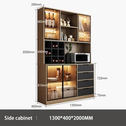 Nordic sideboard home kitchen cabinet modern minimalist large-capacity storage living room tea cabinet
