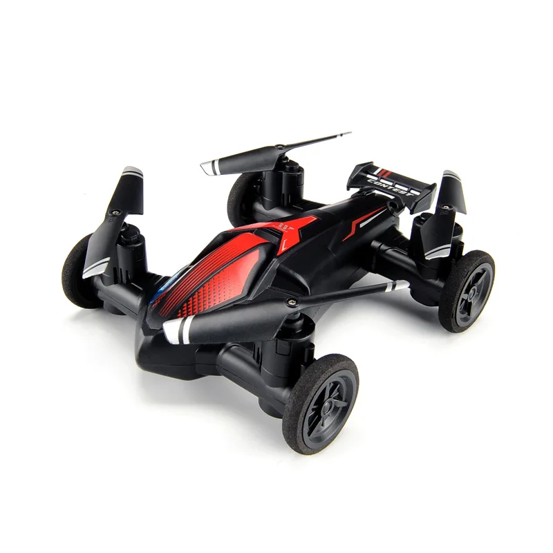 Wholesale oem 2 in 1 kids radio control toy mini stunt car drone safety protection headless mode