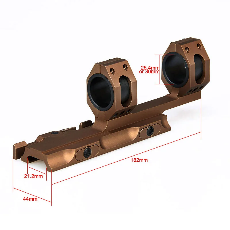 HK24-0133 Outdoor sports Optical Accessory tactical equipment QD 30mm Hunting Scope Ring 25.4MM Optic quick release scope mount