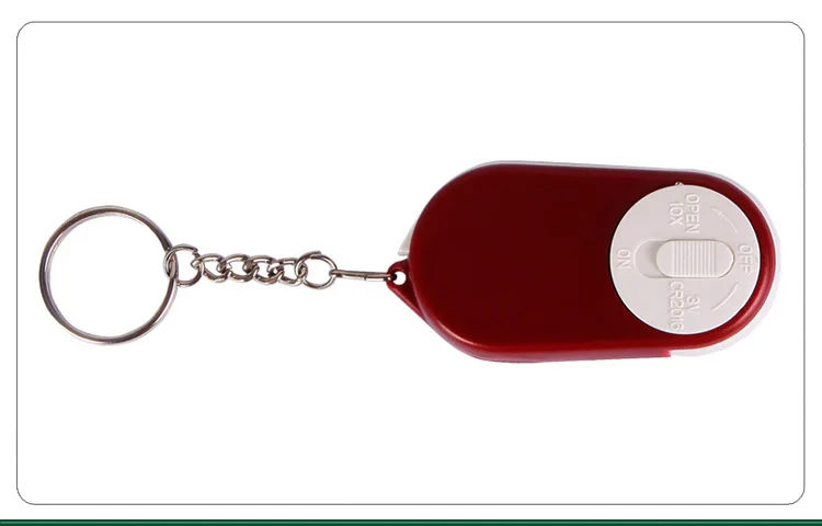 10X 22MM LED Keychain Folding Magnifying Glass