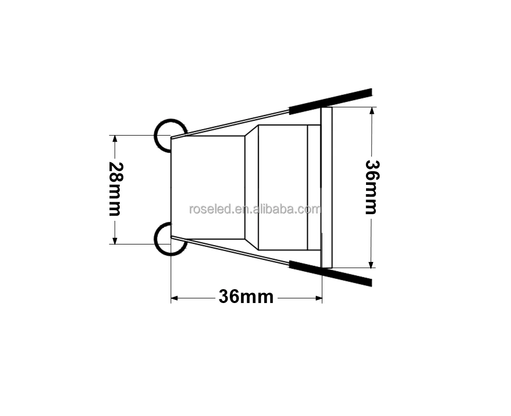 IP65 mini spot it  Aussen einabu 3w dimmbare Downlight Set