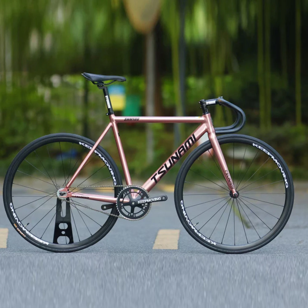 Mountain bike frame 700c variable speed road bicycle rack Aluminum alloy racing track bicycle Fixed Gear BIKE Frame+front fork