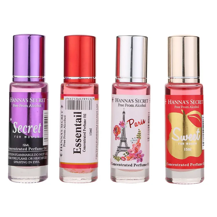 2024 hot selling best quality popular 15 ml oil roll on perfume  easy to carry last long time refreshing and sweet scent