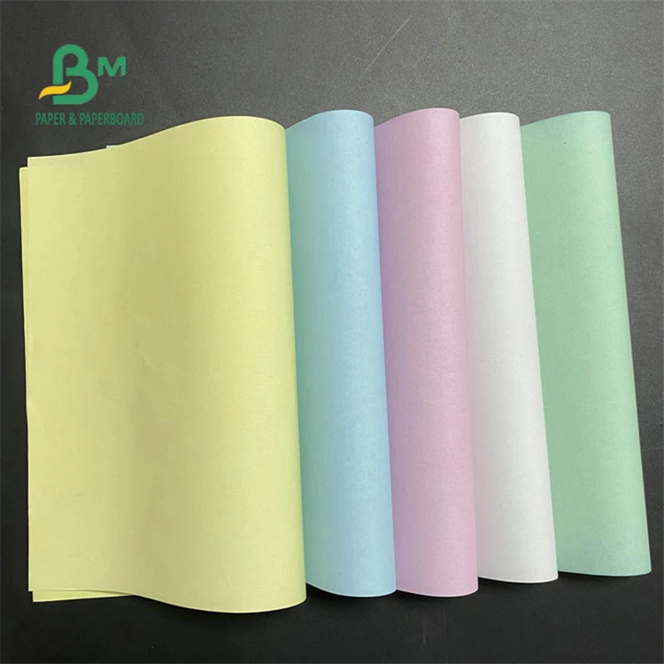 80g 125g CF CB Multi Ply Color Carbonless Copy Paper For Express Consignment Note