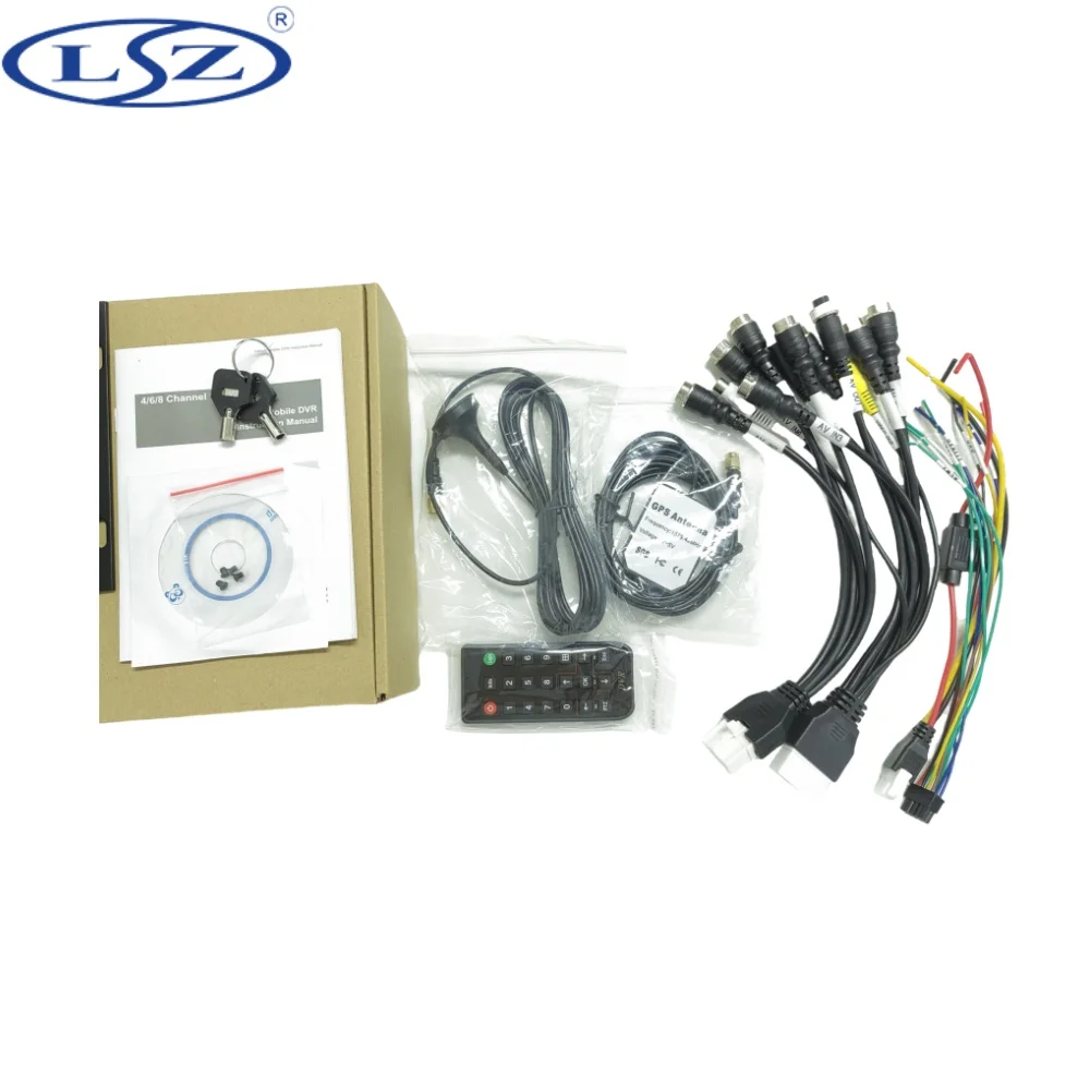 6 Channel H.265 HDD 1080P Mobile DVR With 4G GPS DVR Vehicle Real-time Monitoring System Remote Platform