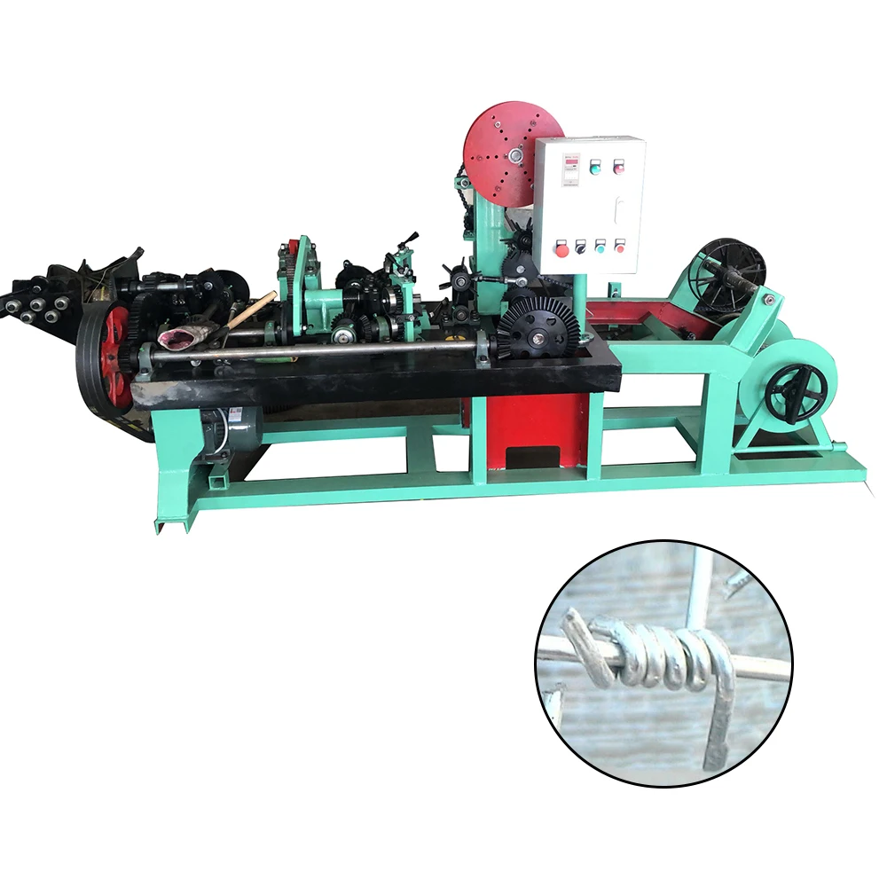 2022 year Best price double wire positive negative twist barbed wire making machine manufacturer