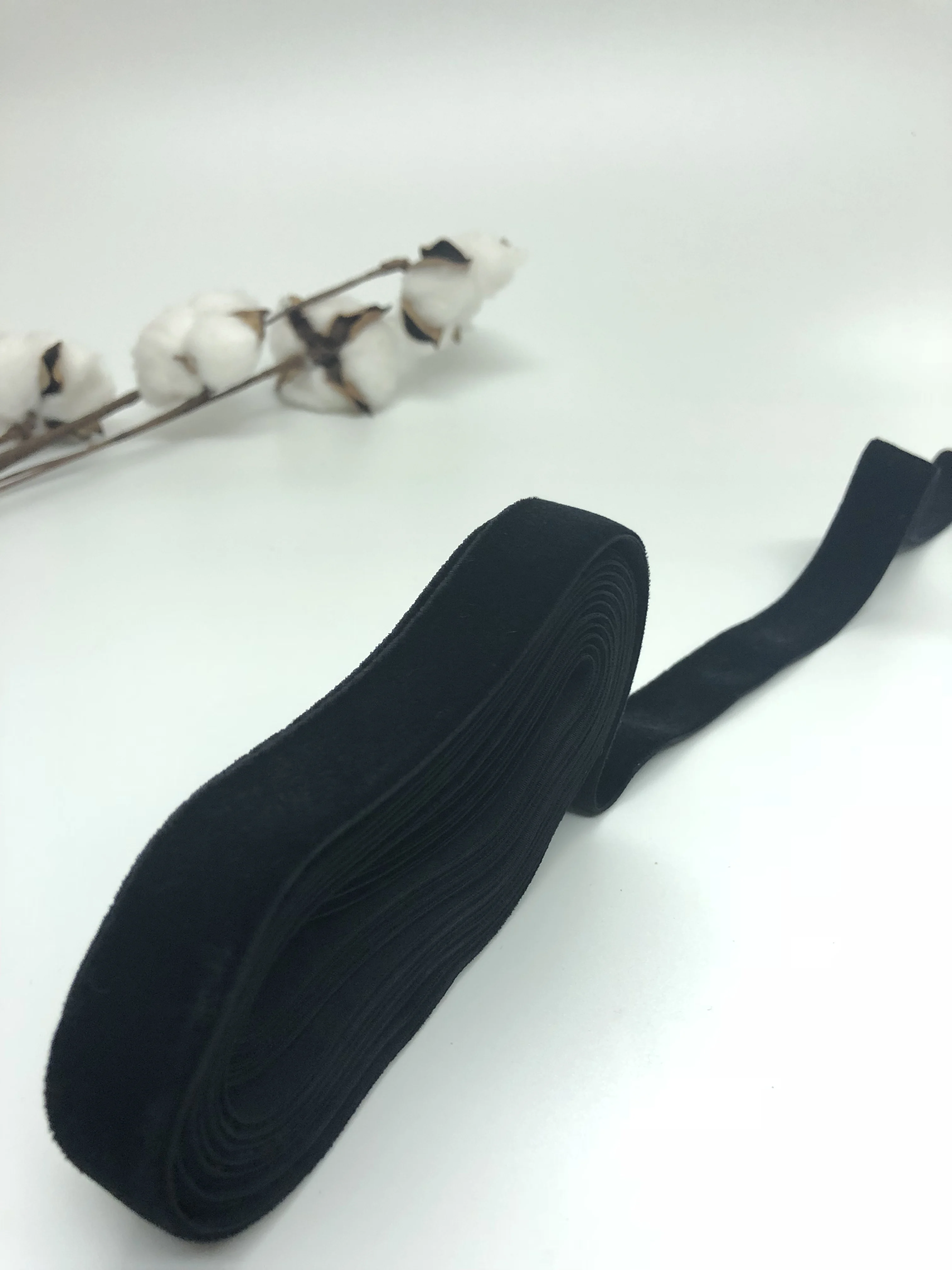 
factory sale velvet elastic band 