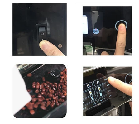 Full Fully Automatic office Super ce auto Machine Automatic Commercial Cafe Expresso Coffe Coffee Makers Making Espresso Machine