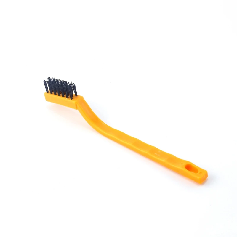 Mini wire brush multi-function industrial brush plastic handle stainless steel brush