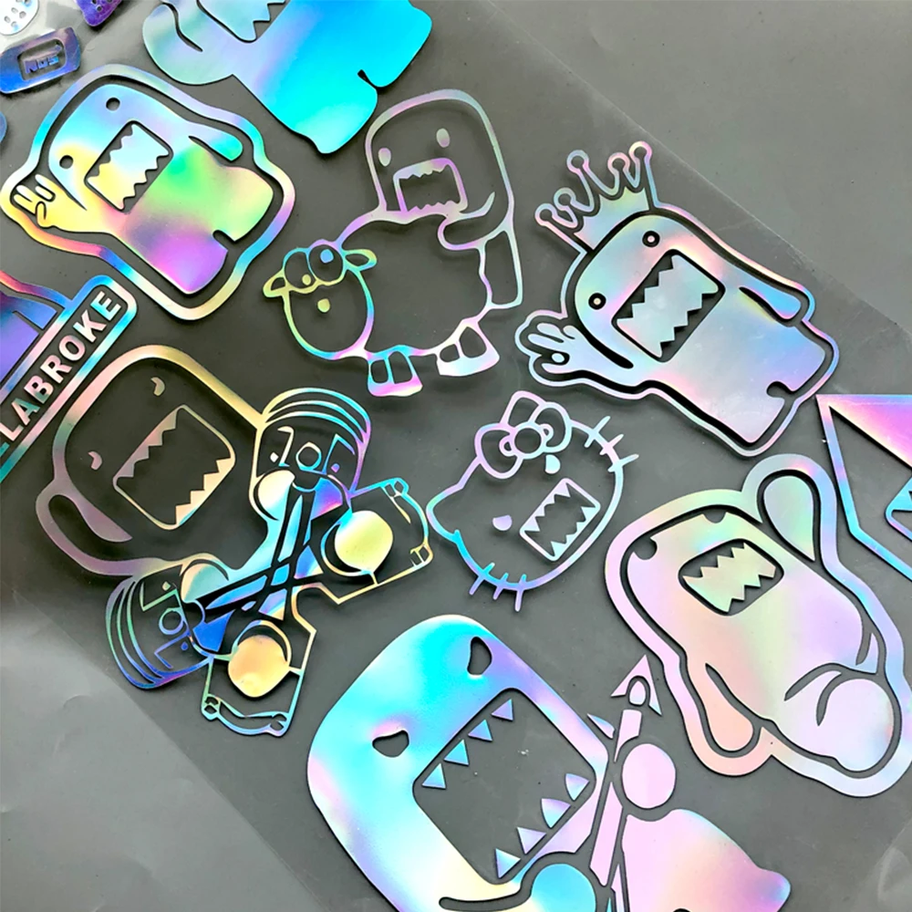 Personalized Holographic Label Printing Waterproof Logo Sticker Custom Vinyl Die Cut Hologram Sticker