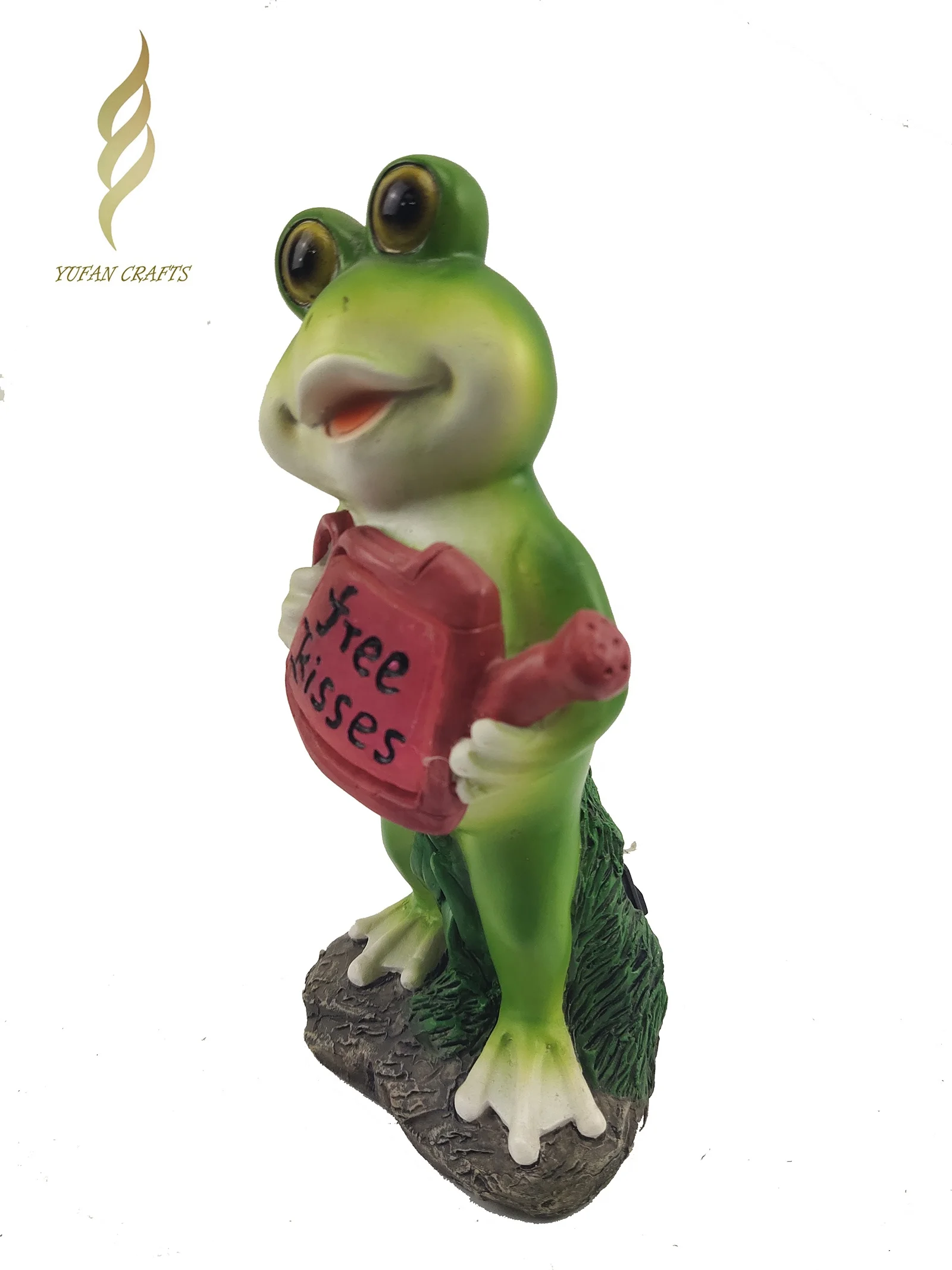 
Designed and made in China resin frog garden decoration Resin Crafts for Gifts 