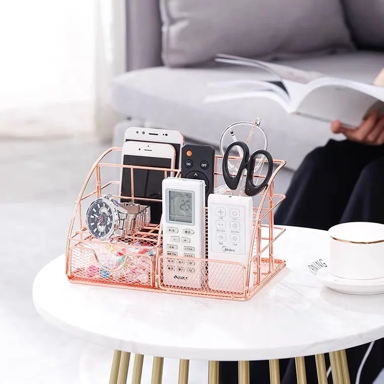 Rose Gold Desk Organizers and Accessories, Desk Supplies Organizer, Home Office Organizer