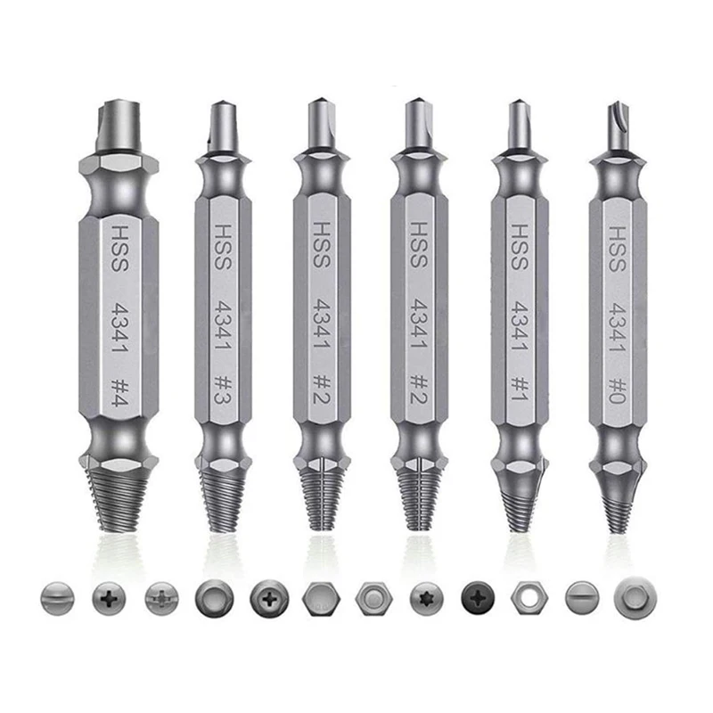 Hot Selling Double Side Damaged Plating Stud Bolt Screw Extractor Remover Kit