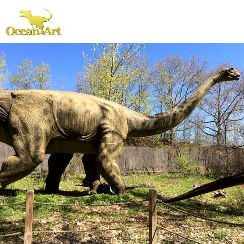 Amusement Park Life Size Robotic Dinosaur Factory Animatronic Realistic Fake Dinosaur Model