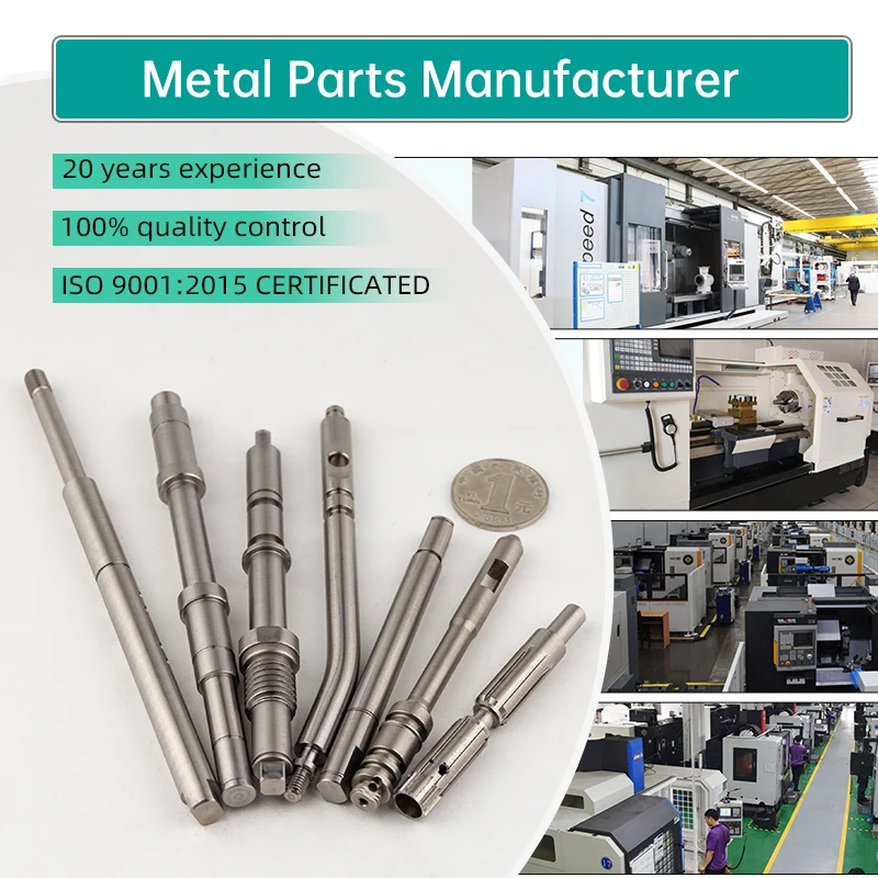 Precision Brass Shafts CNC Turning Custom Brass Pieces Cnc Machining Services China