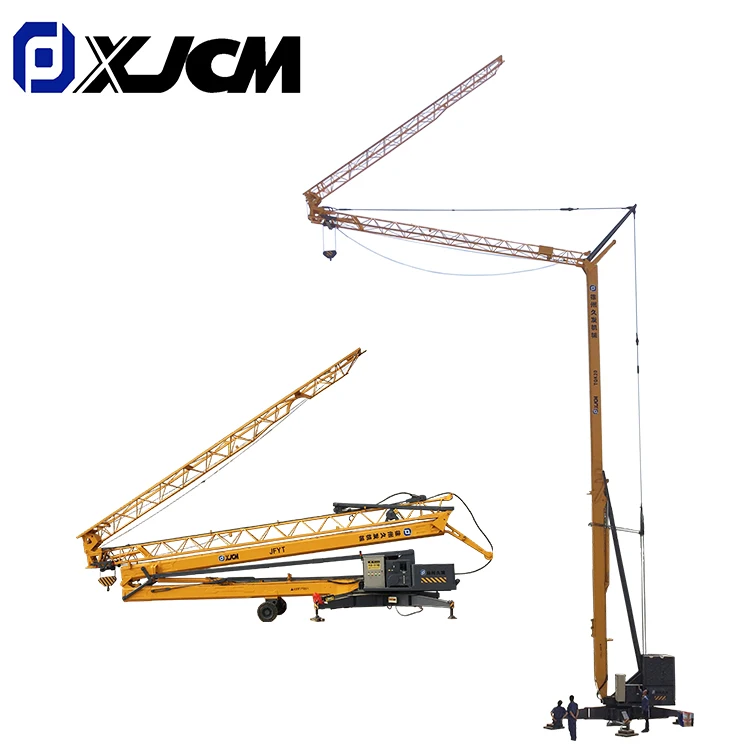 2 Ton Building Fast Erecting Small Tower Crane Provided XJCM Jiangsu Construction Works Bearing China Yellow 3 Years 25M 3.7m