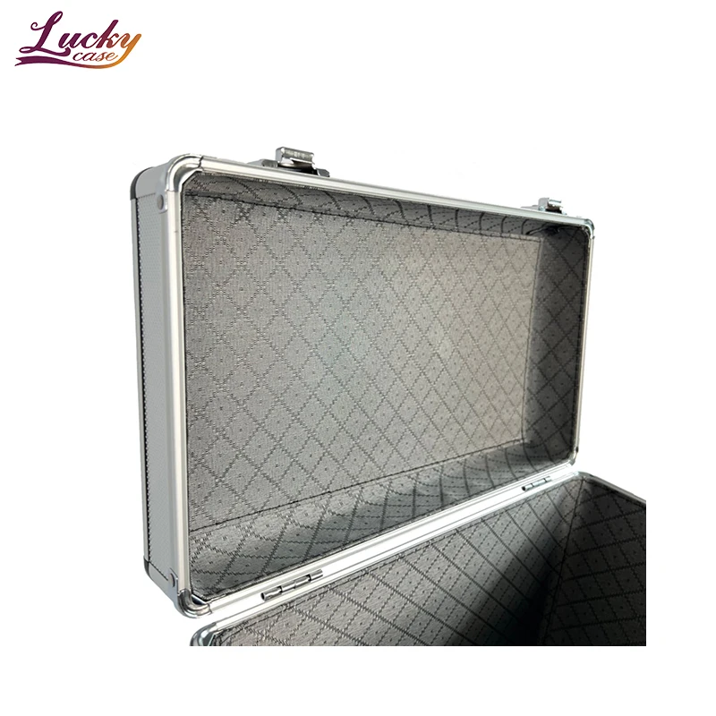 Newest Style Aluminum Records Case Classic Album Vinyl Case for Vinyl Records Durable Aluminum Carrying Case